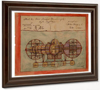 Illustration 43 Measure Across Center 1900 By Charles Dellschau Fine Art Print