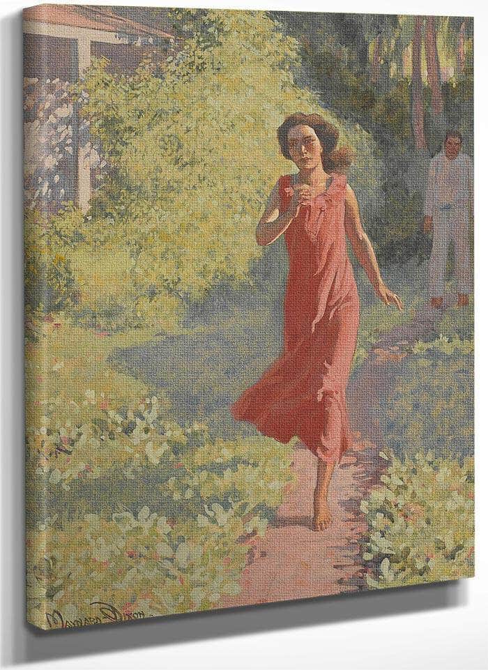 Illustration For The Flood Tide 1911 By Maynard Dixon Fine Art Print