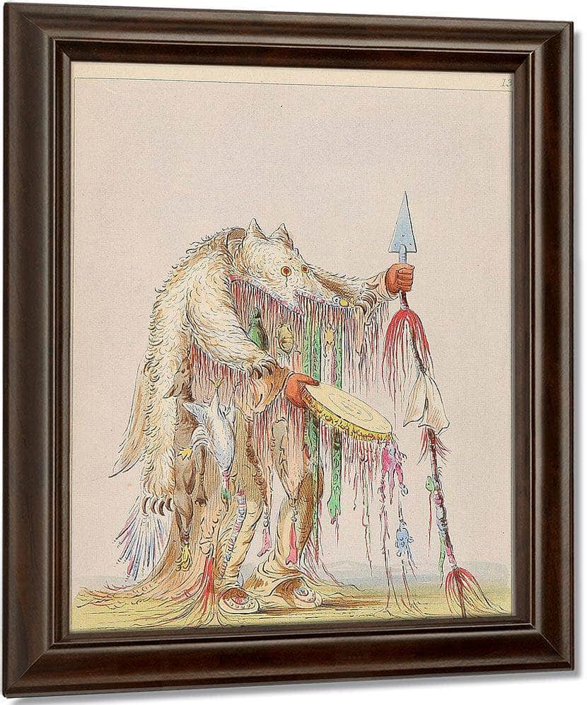 Illustrations Of The Manners, Customs, And Condition Of The North American Indians. London Henry Bohn, 1857 And 1866 By George Catlin Fine Art Print