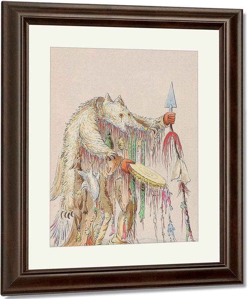 Illustrations Of The Manners, Customs, And Condition Of The North American Indians. London Henry Bohn, 1857 And 1866 By George Catlin Fine Art Print