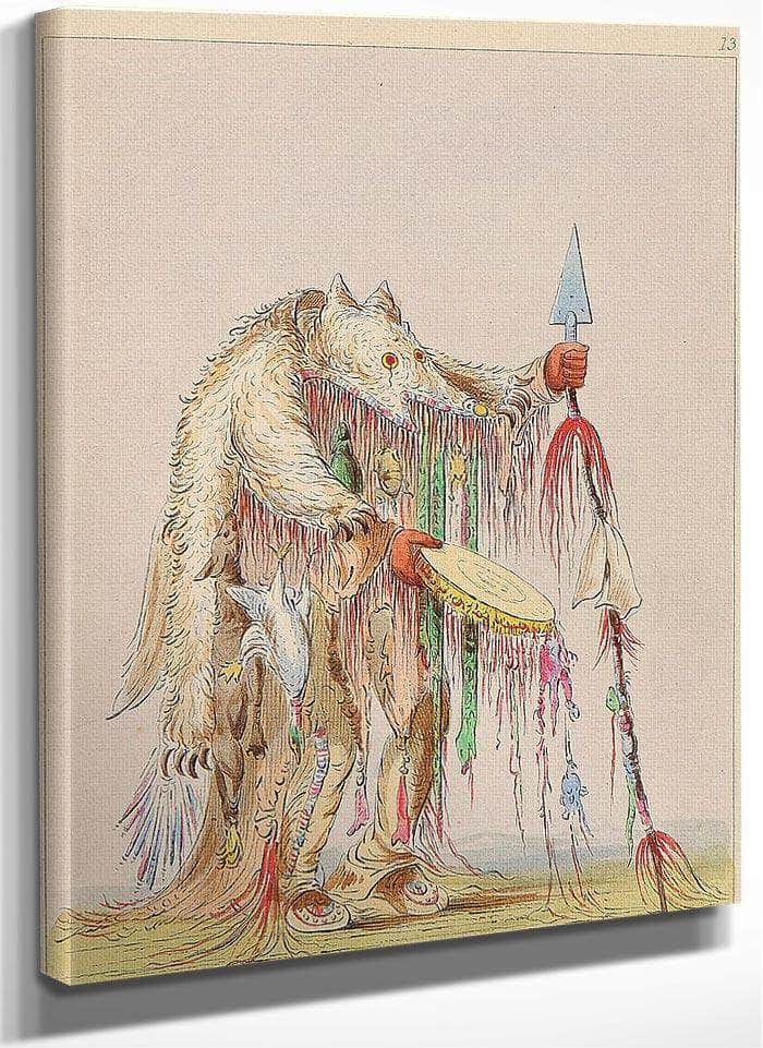 Illustrations Of The Manners, Customs, And Condition Of The North American Indians. London Henry Bohn, 1857 And 1866 By George Catlin Fine Art Print