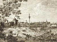 Imaginary View Of Padua By Canaletto Fine Art Print