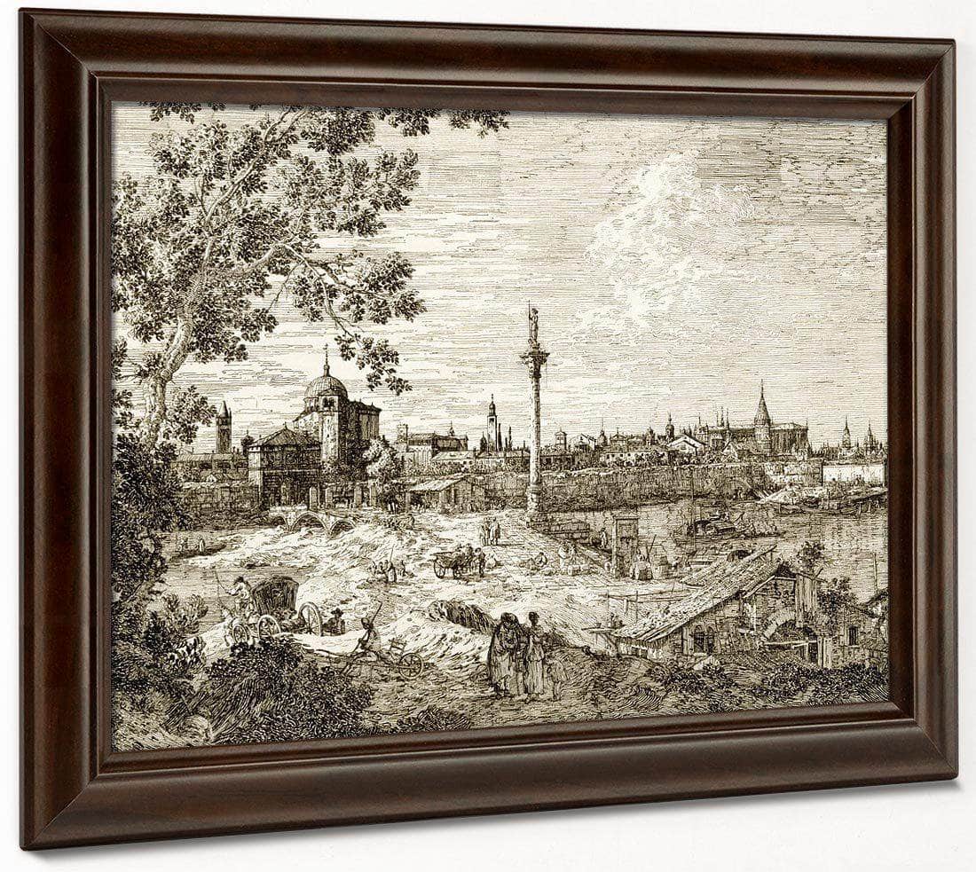 Imaginary View Of Padua By Canaletto Fine Art Print