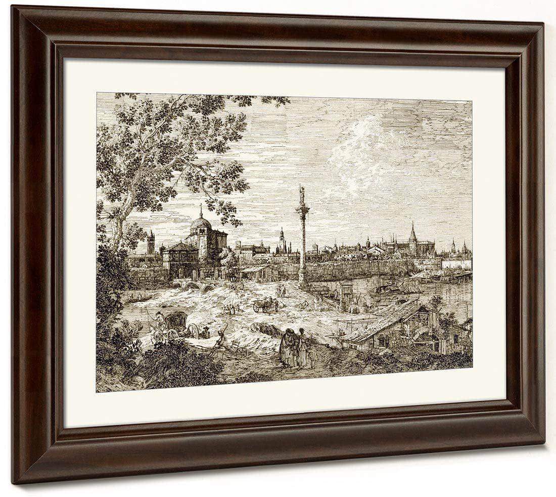 Imaginary View Of Padua By Canaletto Fine Art Print