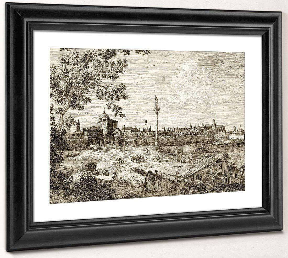 Imaginary View Of Padua By Canaletto Fine Art Print