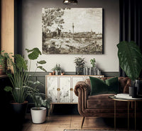 Imaginary View Of Padua By Canaletto Fine Art Print