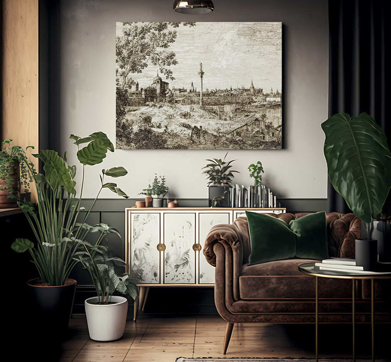 Imaginary View Of Padua By Canaletto Fine Art Print