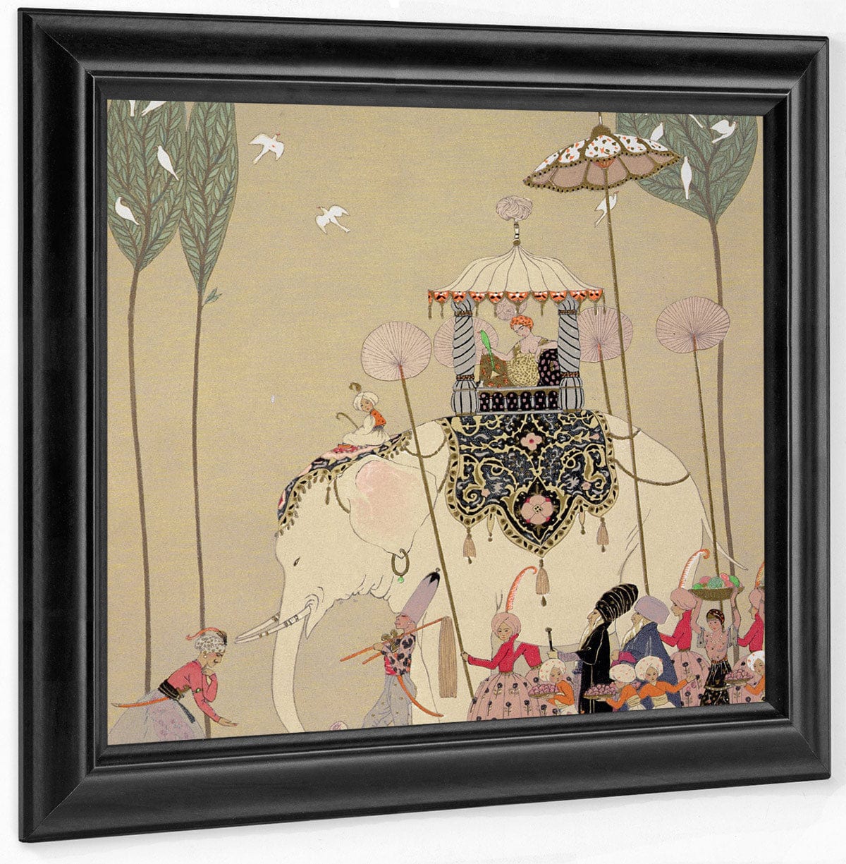 Imperial Procession By Georges Barbier Fine Art Print