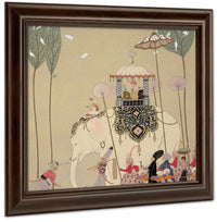 Imperial Procession By Georges Barbier Fine Art Print