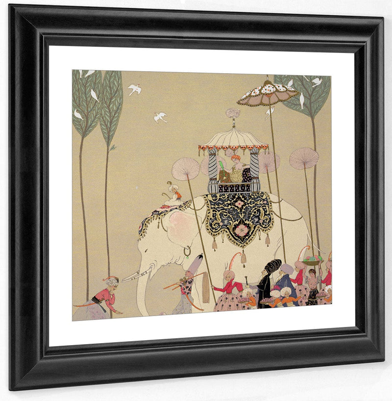 Imperial Procession By Georges Barbier Fine Art Print