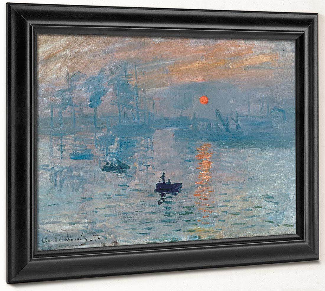 Impression Sunrise 1872 By Claude Monet Fine Art Print