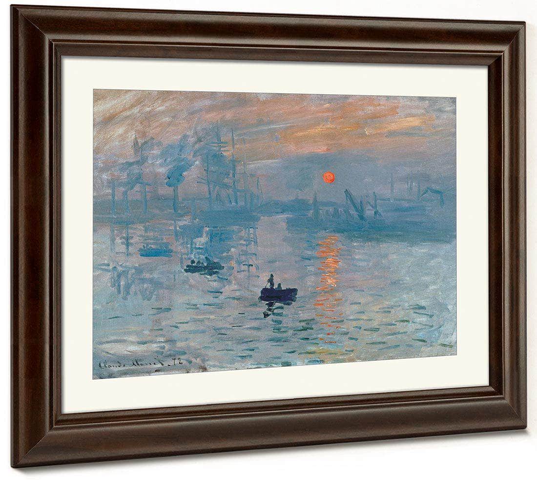 Impression Sunrise 1872 By Claude Monet Fine Art Print