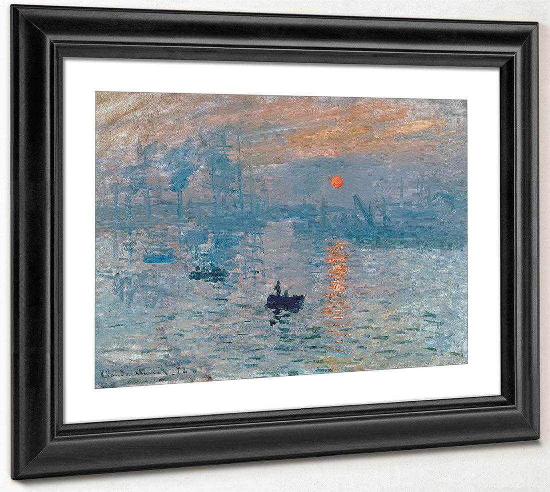 Impression Sunrise 1872 By Claude Monet Fine Art Print