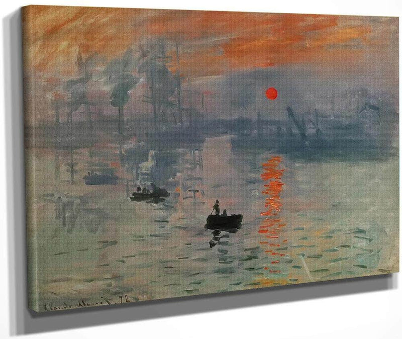 Impression Sunrise By Claude Monet Fine Art Print