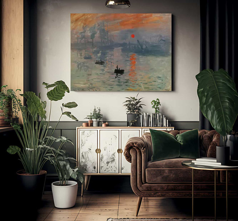 Impression Sunrise By Claude Monet Fine Art Print