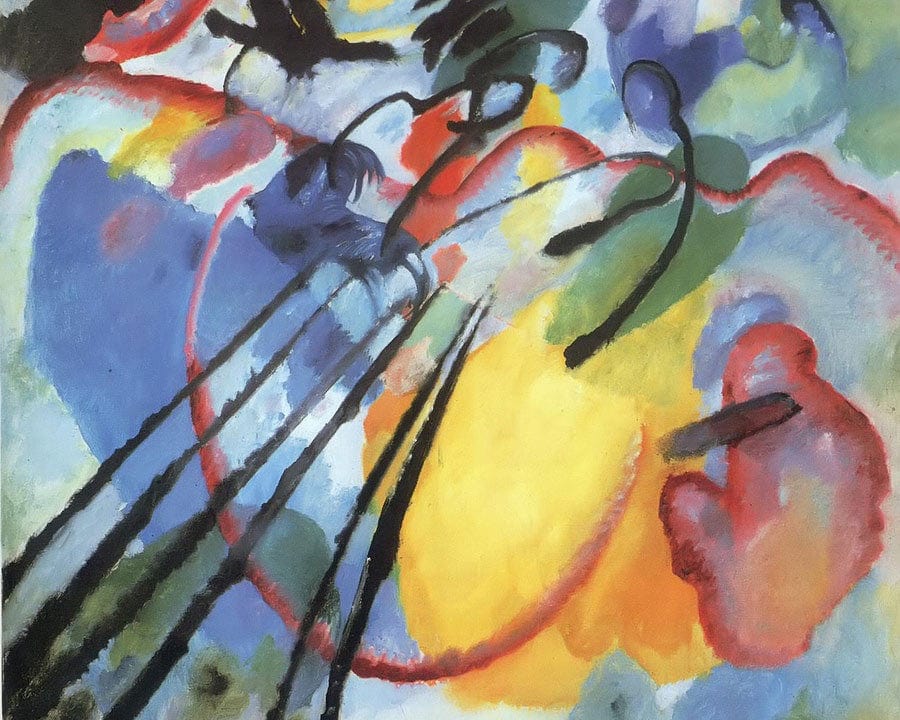 Improvisation 26 ( Oars) 1912 By Wassily Kandinsky Fine Art Print