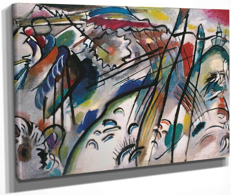 Improvisation 28 Second Version 1912 By Wassily Kandinsky Fine Art Print