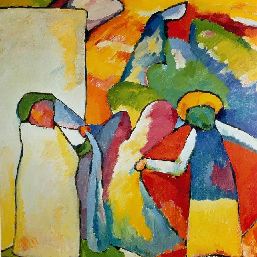 Improvisation 6 ( African) 1909 By Wassily Kandinsky Fine Art Print