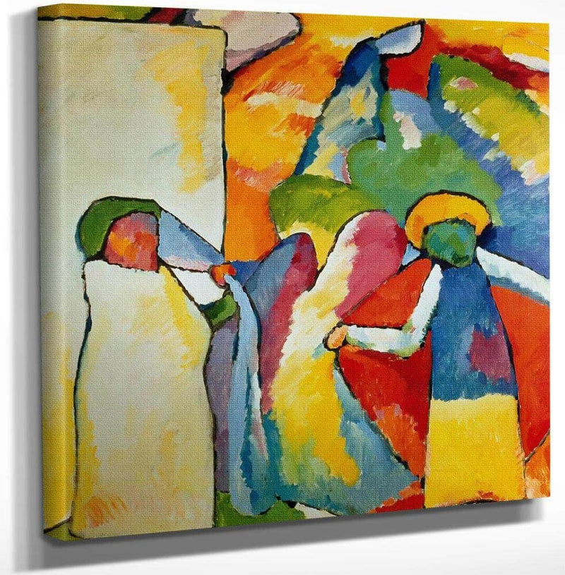 Improvisation 6 ( African) 1909 By Wassily Kandinsky Fine Art Print