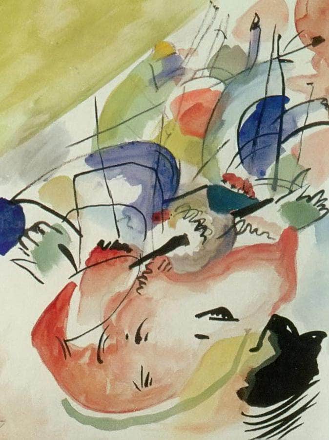Improvisation Xxxi ( Naval War) M9 Wassily Kandinsky By Fine Art Print