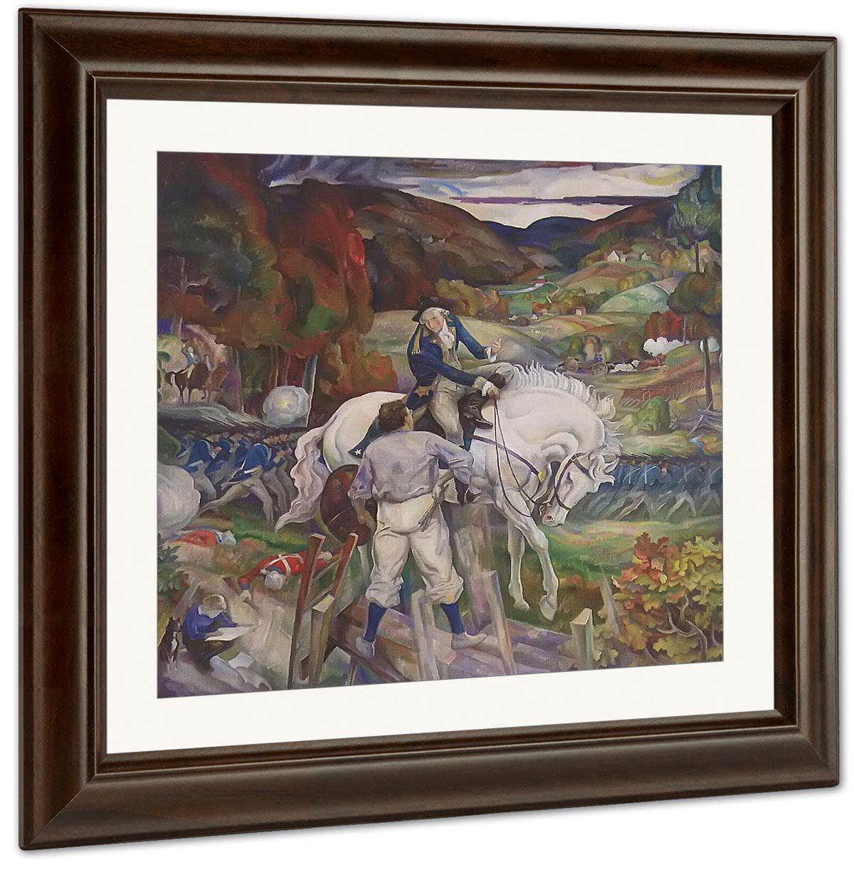 In A Dream I Meet General Washington By N.C. Wyeth Fine Art Print