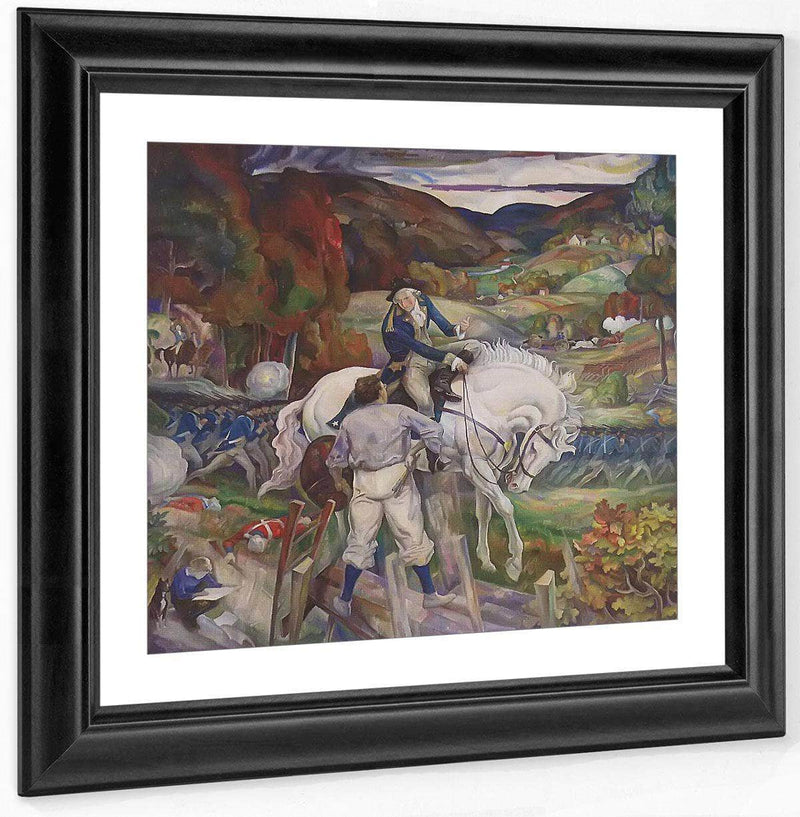 In A Dream I Meet General Washington By N.C. Wyeth Fine Art Print