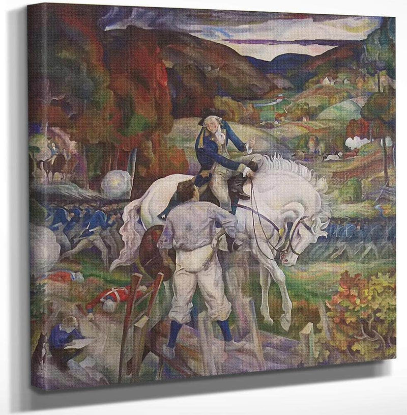 In A Dream I Meet General Washington By N.C. Wyeth Fine Art Print