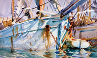 In A Levantine Port By John Singer Sargent Fine Art Print