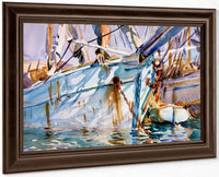 In A Levantine Port By John Singer Sargent Fine Art Print
