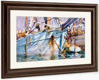 In A Levantine Port By John Singer Sargent Fine Art Print