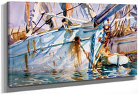 In A Levantine Port By John Singer Sargent Fine Art Print