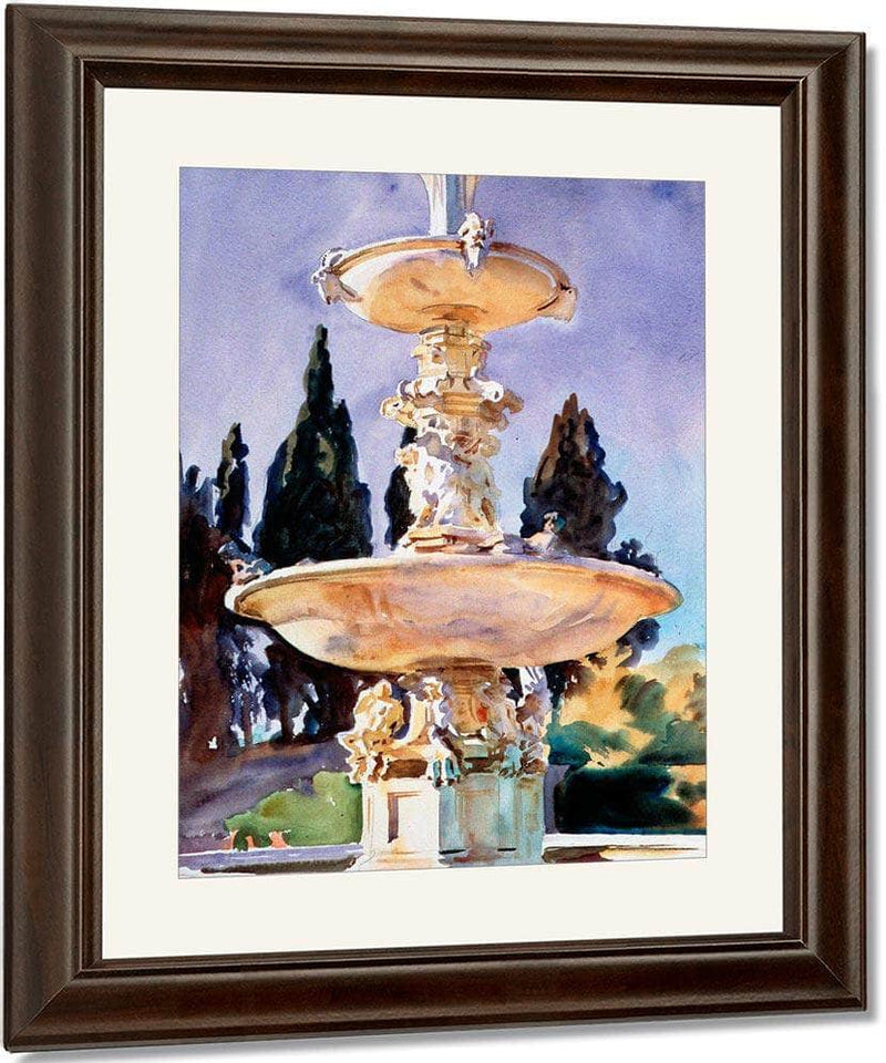 In A Medici Villa By John Singer Sargent Fine Art Print