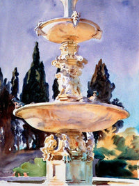 In A Medici Villa By John Singer Sargent Fine Art Print