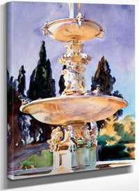 In A Medici Villa By John Singer Sargent Fine Art Print