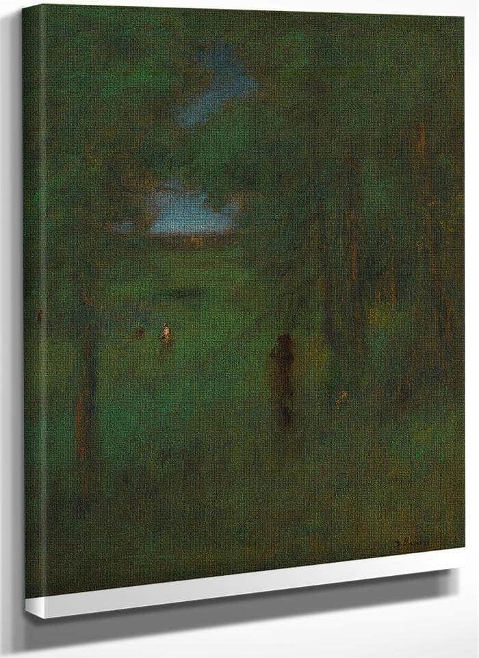 In A Shady Nook By George Inness Fine Art Print