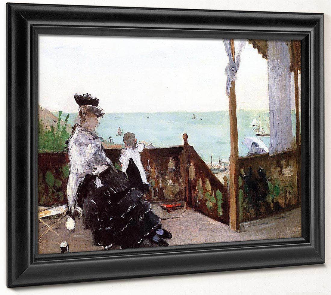 In A Villa At The Seaside 1874 Oil On Canvas   Toledo Museum Of Art Oh By Berthe Morisot Fine Art Print