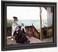 In A Villa At The Seaside 1874 Oil On Canvas   Toledo Museum Of Art Oh By Berthe Morisot Fine Art Print