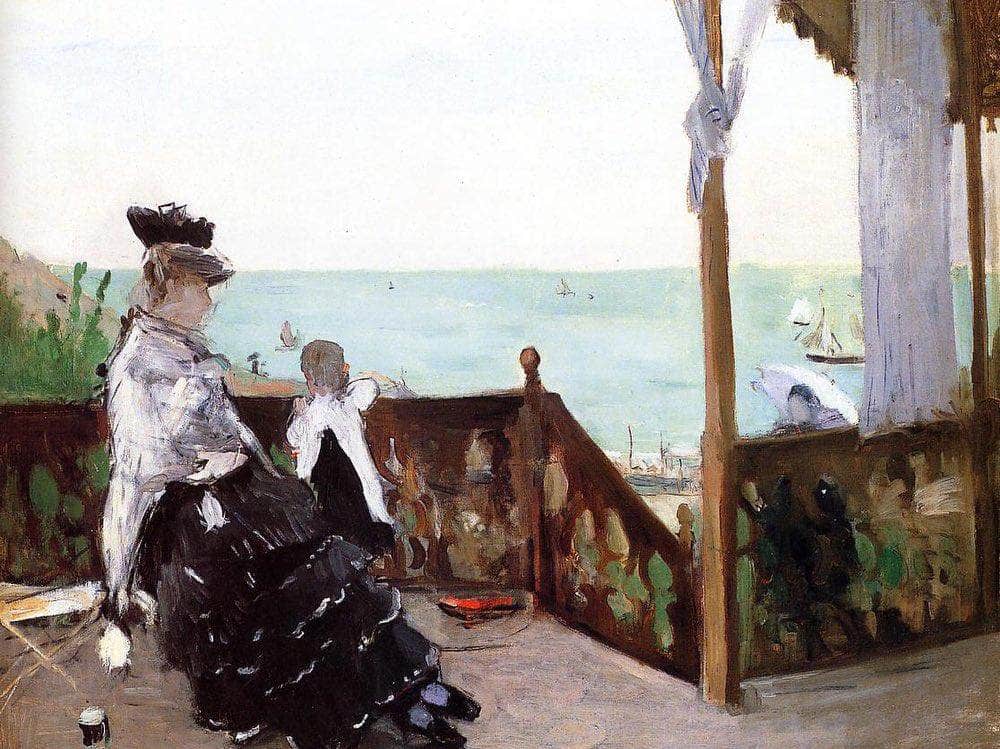 In A Villa At The Seaside 1874 Oil On Canvas   Toledo Museum Of Art Oh By Berthe Morisot Fine Art Print