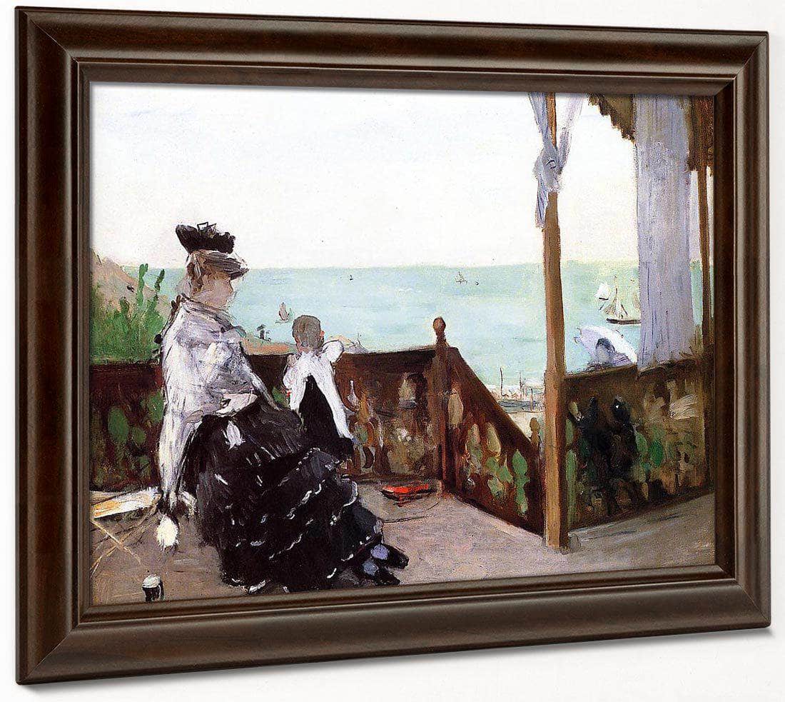 In A Villa At The Seaside 1874 Oil On Canvas   Toledo Museum Of Art Oh By Berthe Morisot Fine Art Print