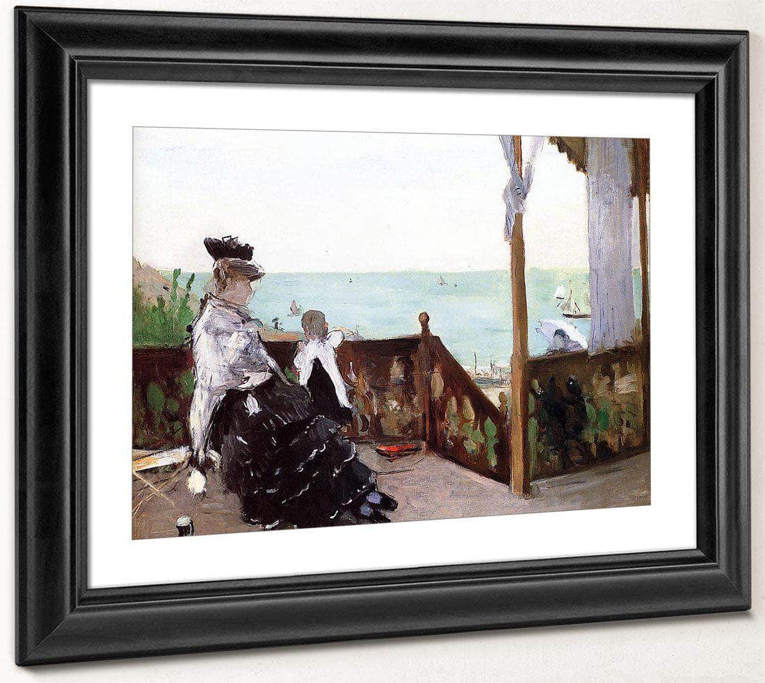 In A Villa At The Seaside 1874 Oil On Canvas   Toledo Museum Of Art Oh By Berthe Morisot Fine Art Print