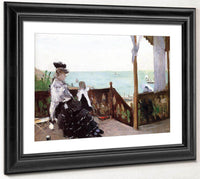 In A Villa At The Seaside 1874 Oil On Canvas   Toledo Museum Of Art Oh By Berthe Morisot Fine Art Print
