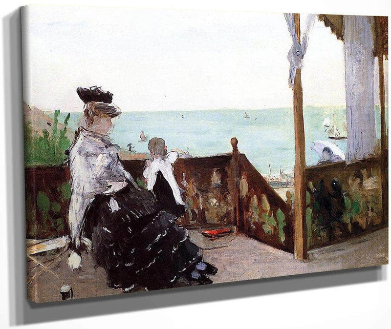 In A Villa At The Seaside 1874 Oil On Canvas   Toledo Museum Of Art Oh By Berthe Morisot Fine Art Print