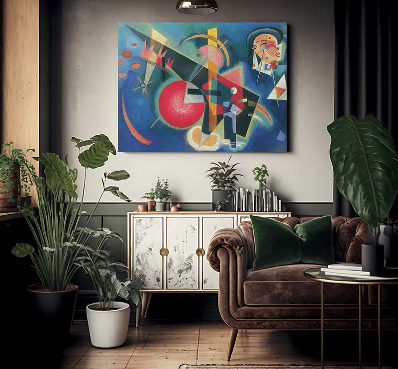 In Blue 1925 By Wassily Kandinsky Fine Art Print