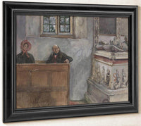In Church By Edwin Austin Abbey Fine Art Print