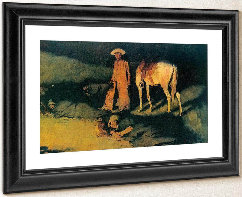 In From The Night Herd By Frederic Remington Fine Art Print