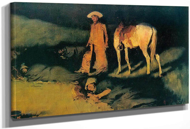 In From The Night Herd By Frederic Remington Fine Art Print