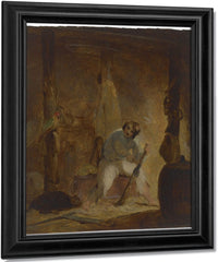 In His Cave By Thomas Sully Fine Art Print
