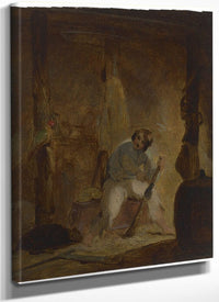 In His Cave By Thomas Sully Fine Art Print
