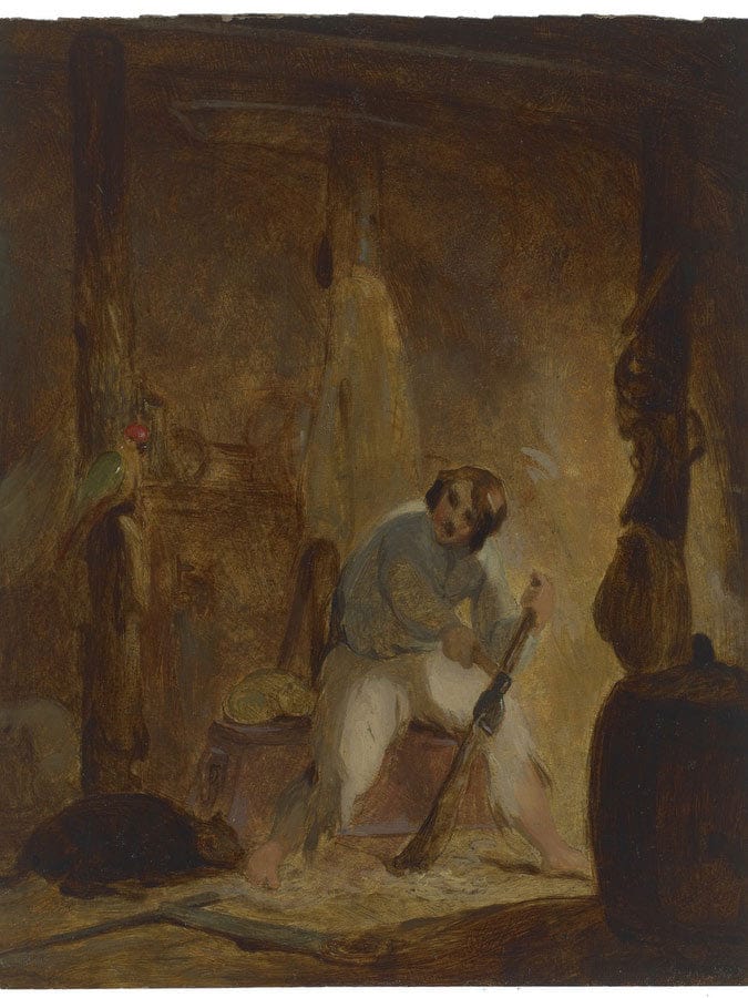 In His Cave By Thomas Sully Fine Art Print