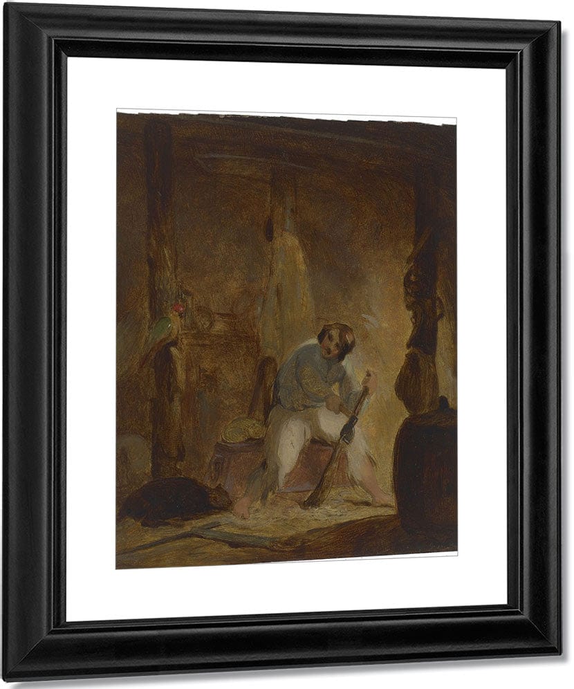 In His Cave By Thomas Sully Fine Art Print